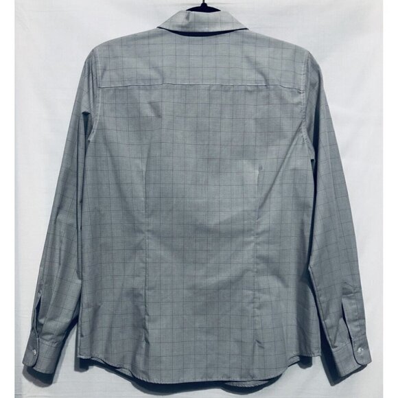 Orvis Womens Size 10 Carefree Button Up Blouse Tapered Plaid Long Sleeves - Picture 2 of 6